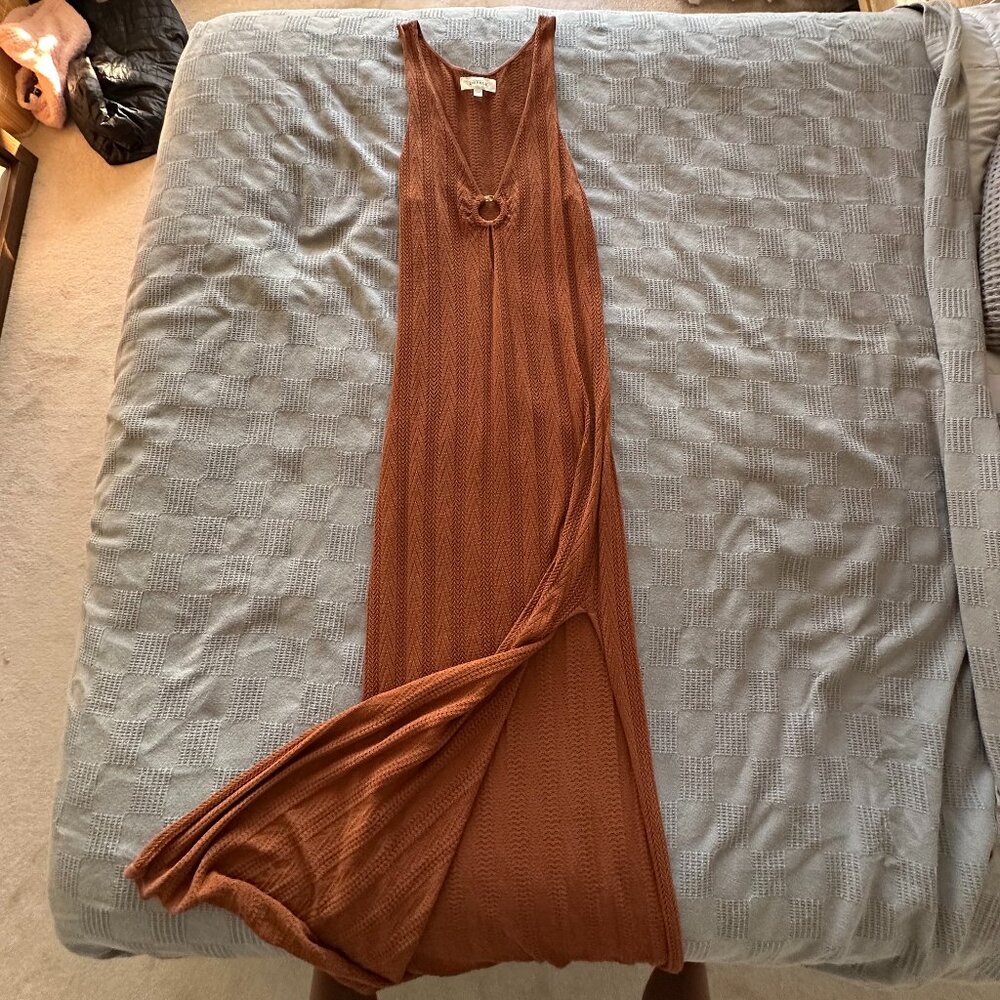 L*SPACE Crochet Knit Maxi Dress